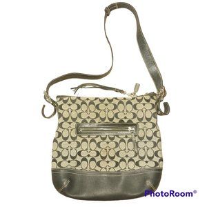 Authentic Coach purse,  Black and Grey, Number HO4K-9349